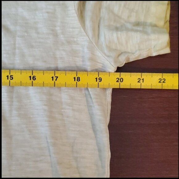 Cremieux yellow ombre burnout tshirt sz M - Picture 7 of 7